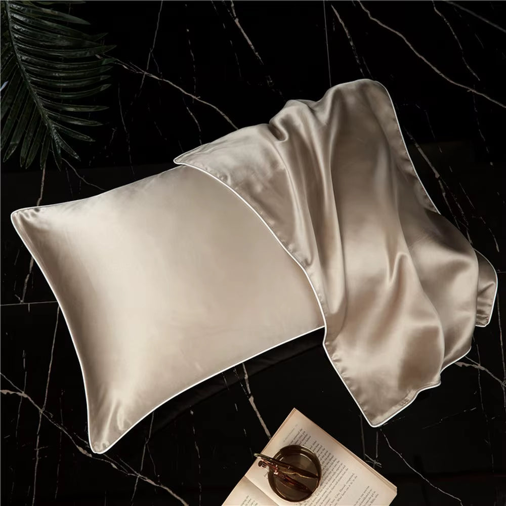 Mulberry Silk Pillowcase Top Quality Pillow Case Silk Pillow 48CM*74CM 100 Silk Pillowcase Beauty Hair Luxury King Queen Long