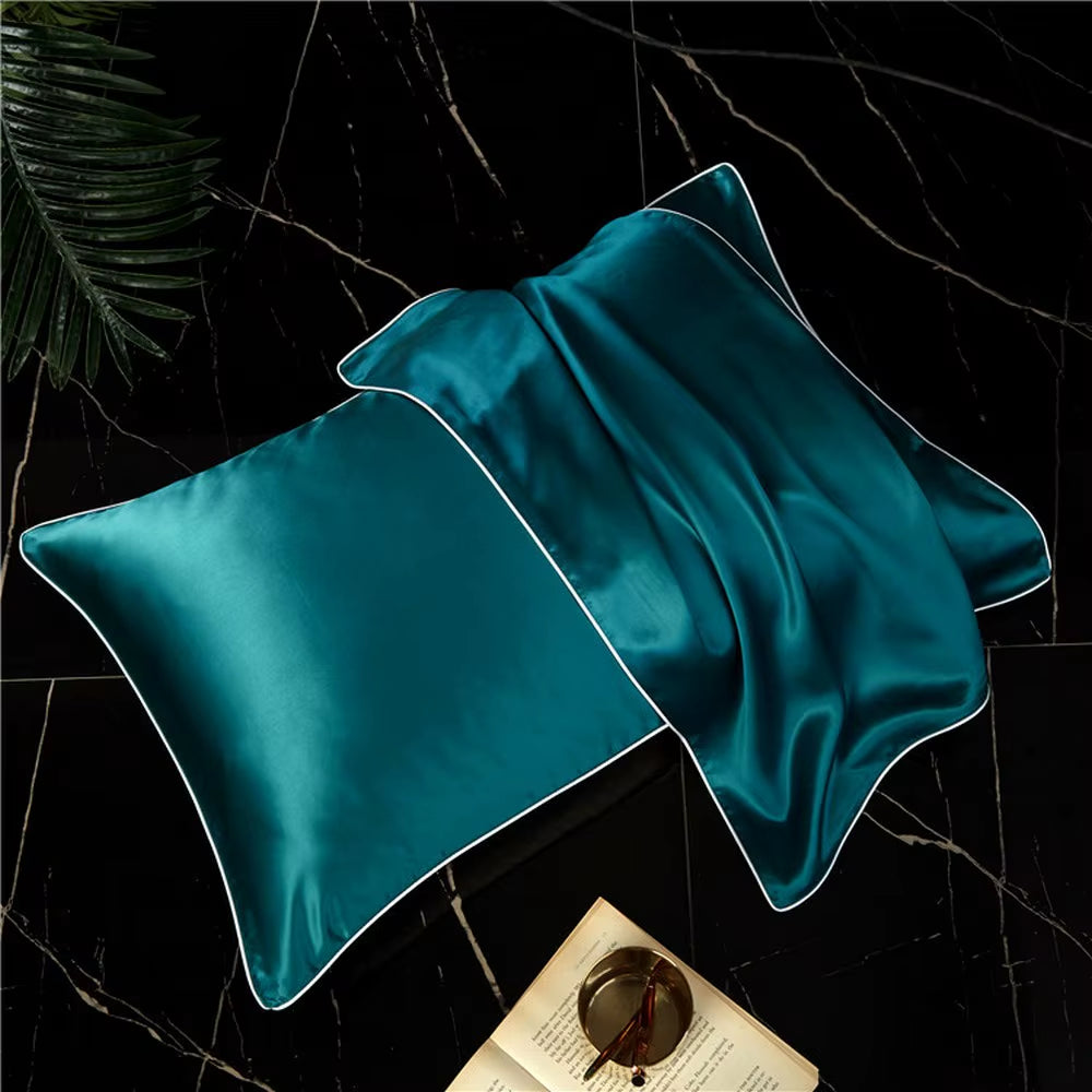 Mulberry Silk Pillowcase Top Quality Pillow Case Silk Pillow 48CM*74CM 100 Silk Pillowcase Beauty Hair Luxury King Queen Long