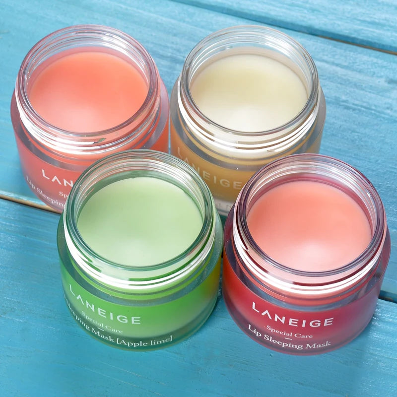 Laneige Lip Mask Jelly Sleep Lip Balm Night Repair Moisturising Treatment 4*8g Set Hydrating Light Nourishment Christmas Gifts