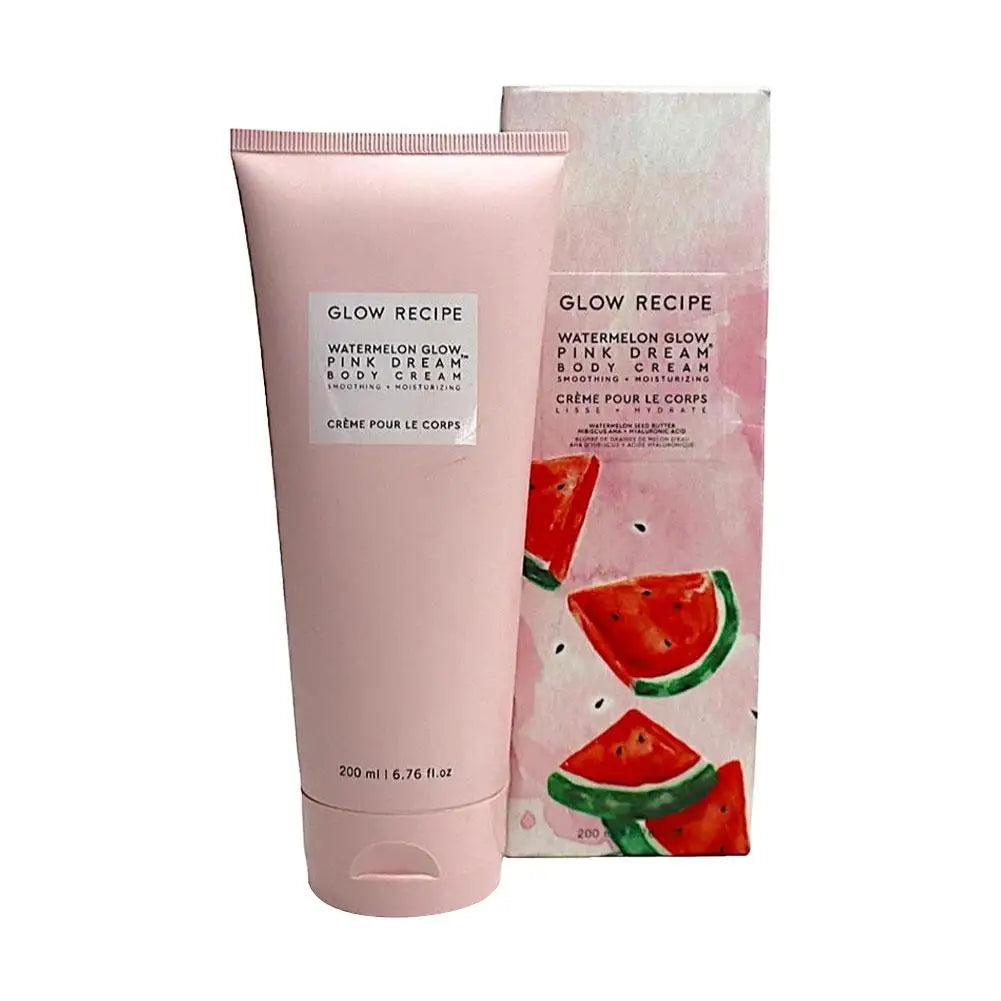 GLOW RECIPE 200ml Watermelon Glow Pink Dream Body Cream Soothing Moisturizing Hydrating Body Lotion Daily Nourishing Body Care