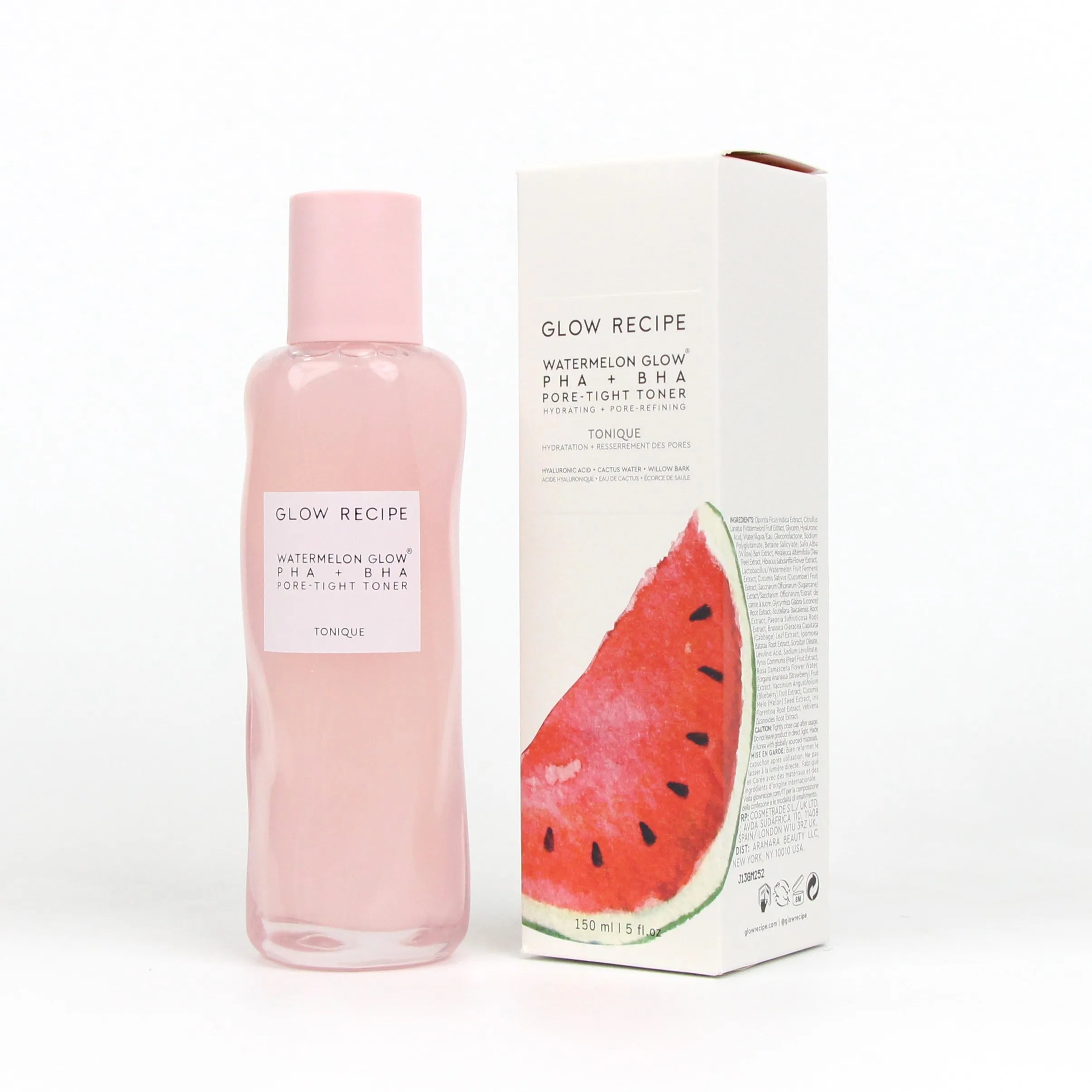 Glow Recipe PHA + BHA Face Toner - Korean Skin Care Toner, Pore Minimizer & Faci