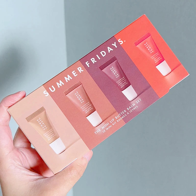 Summer Fridays Lip Balm Moisturizing Mirror Lip Gloss Lip Vanilla Pink Sugar Coffee Cake Smell Lipstick Transparent Oil Makeup