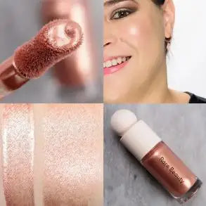 Rare Beauty Liquid Highlights Enchant Brightening The Face Making The Underbed Silkworms Sparkle with A Pearlescent Luster