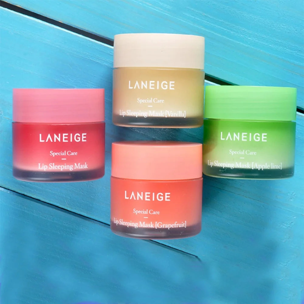 Laneige Lip Mask Jelly Sleep Lip Balm Night Repair Moisturising Treatment 4*8g Set Hydrating Light Nourishment Christmas Gifts