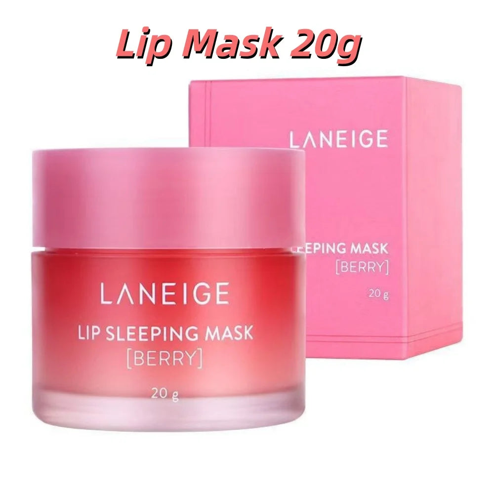 Laneige Lip Mask Jelly Sleep Lip Balm Night Repair Moisturising Treatment 4*8g Set Hydrating Light Nourishment Christmas Gifts