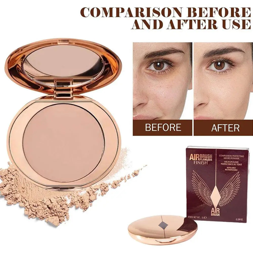 Portable Setting Powder Flawless Powder Natural for Woman Makeup Long-lasting Oil Control Waterproof Skin Brightening Concealer