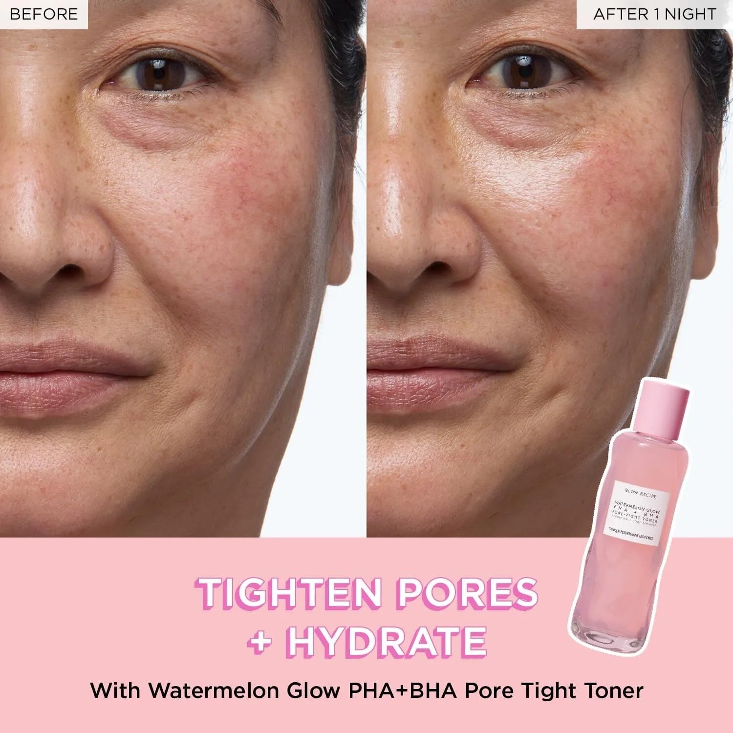 Glow Recipe PHA + BHA Face Toner - Korean Skin Care Toner, Pore Minimizer & Faci