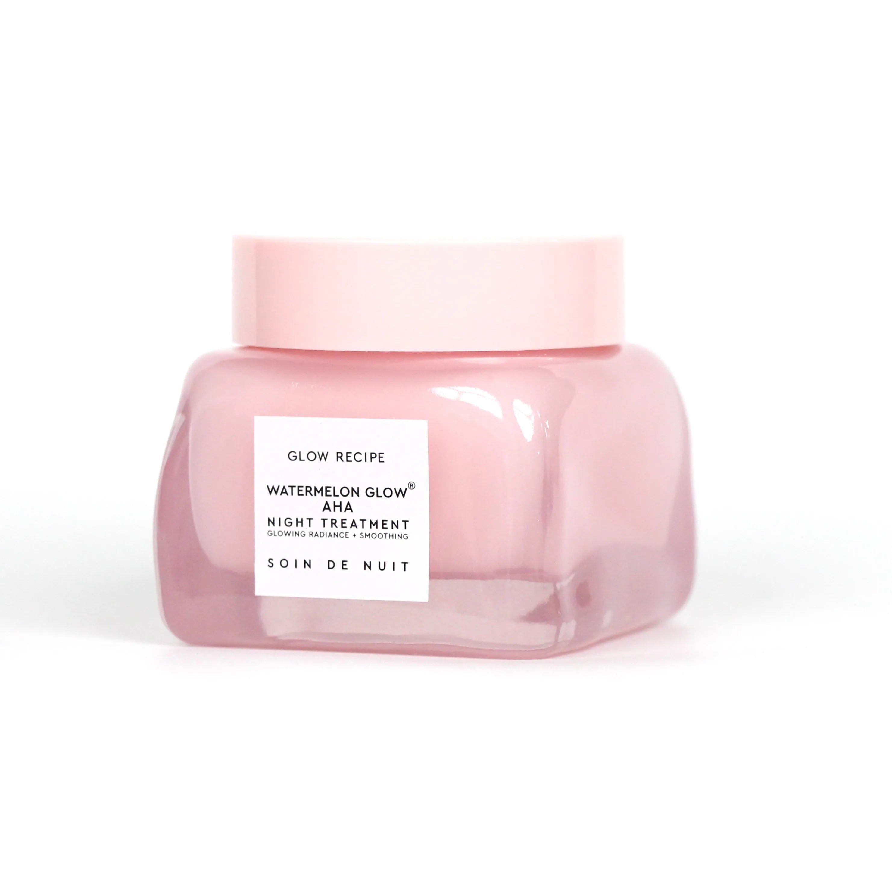 Skin Care Glow Recipe 60 mL Watermelon Glow AHA Night Overnight Resurfacing Mask with AHA Complex Watermelon Enzymes for Smooth