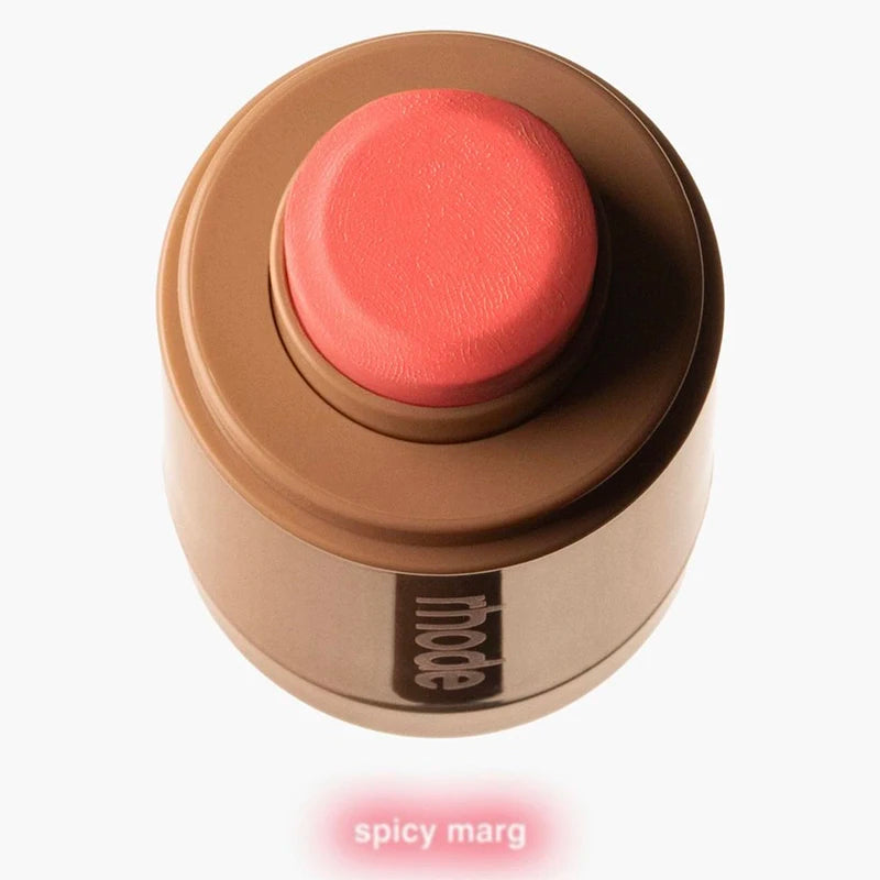 Makeup Cheek Blush Cream Blusher Stick Lip Gloss Phone Case For iPhone 16 17 Ribbon SALTY TAN Raspberry Espresso Lipstick INS