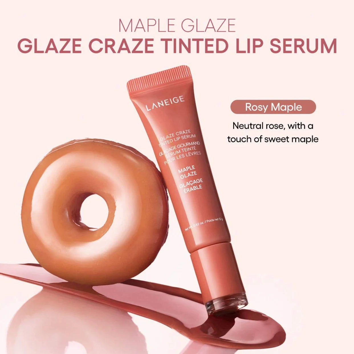 Donut Lip Balm Moisturizing Mirror Lip Gloss Lip Strawberry Raspberry Chocolate Glaze Smell Lipstick Transparent Lip Oil Makeup