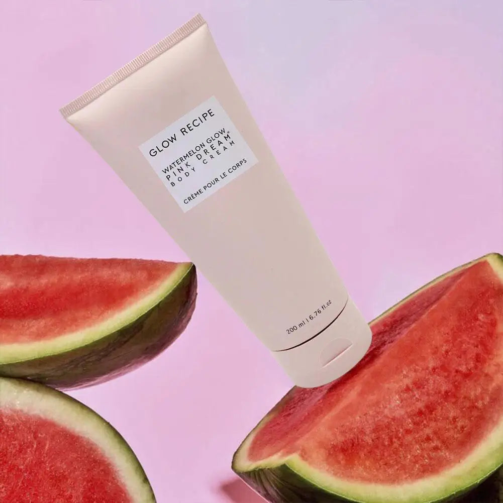 GLOW RECIPE 200ml Watermelon Glow Pink Dream Body Cream Soothing Moisturizing Hydrating Body Lotion Daily Nourishing Body Care