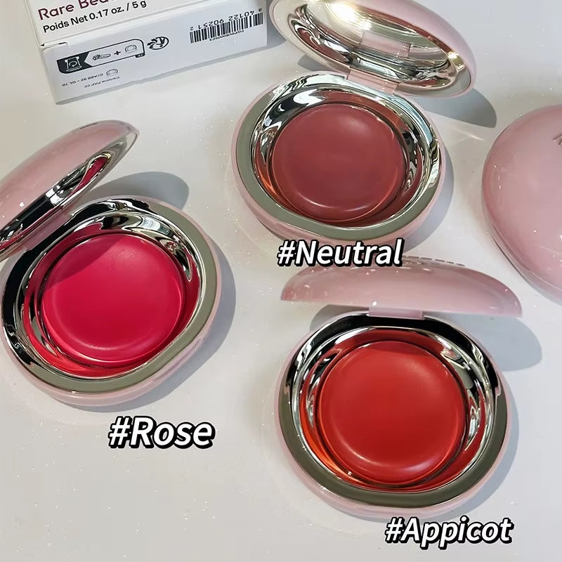 Fashion  Velvet Blush Portable Liquid Blush Long-Lasting Moisturizing Waterproof Lip Gloss Plump and Smooth Mauve