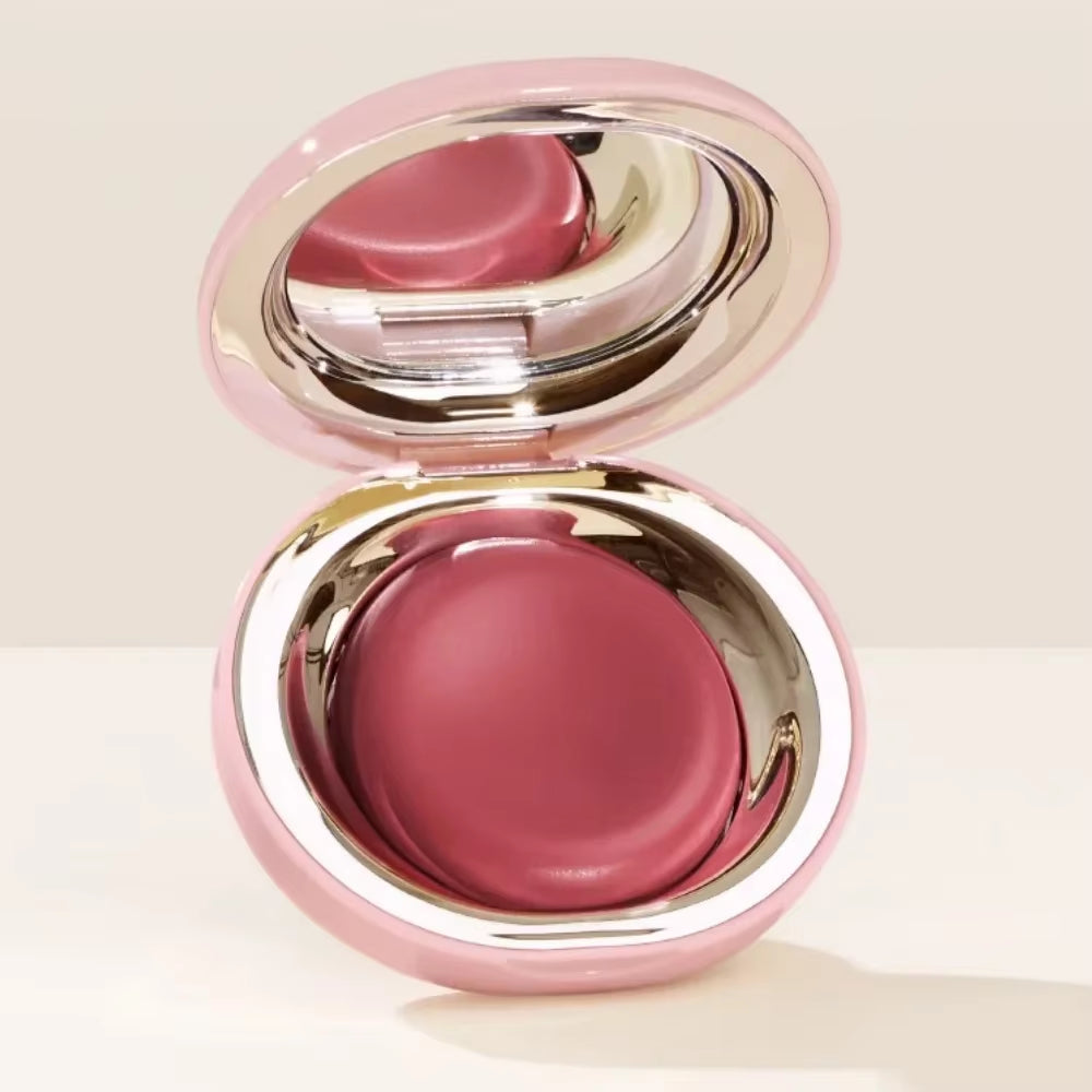 Fashion  Velvet Blush Portable Liquid Blush Long-Lasting Moisturizing Waterproof Lip Gloss Plump and Smooth Mauve