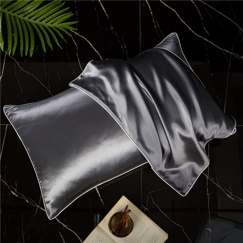 Mulberry Silk Pillowcase Top Quality Pillow Case Silk Pillow 48CM*74CM 100 Silk Pillowcase Beauty Hair Luxury King Queen Long