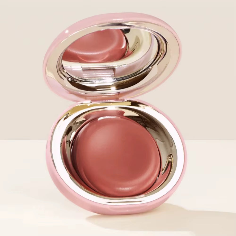 Fashion  Velvet Blush Portable Liquid Blush Long-Lasting Moisturizing Waterproof Lip Gloss Plump and Smooth Mauve
