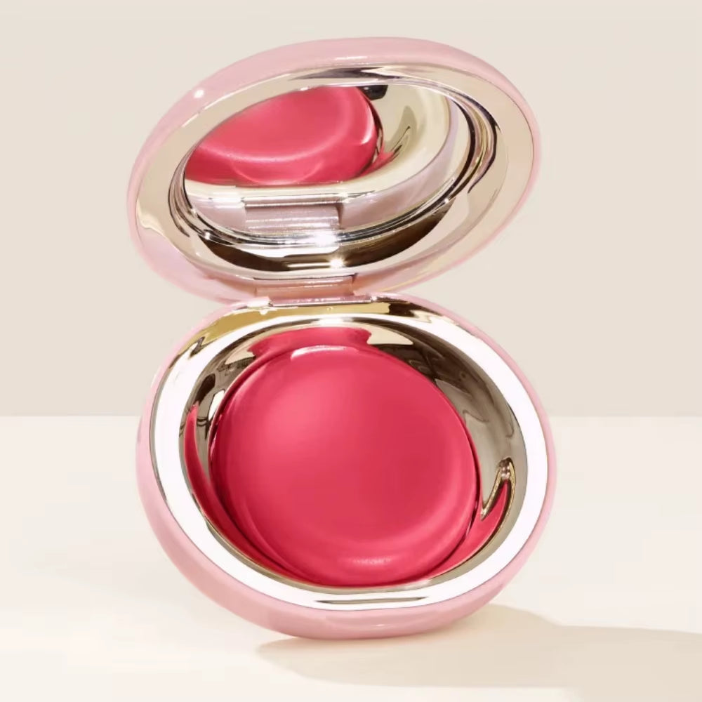 Fashion  Velvet Blush Portable Liquid Blush Long-Lasting Moisturizing Waterproof Lip Gloss Plump and Smooth Mauve